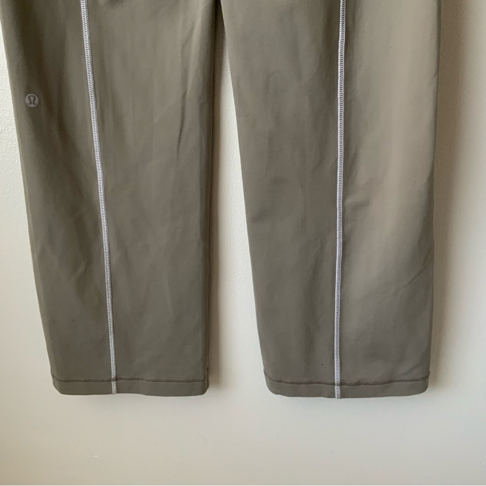 LULULEMON ATHLETICA Define Mid-Rise Track Pant Luon Warm Ash Grey White XS - Picture 9 of 13